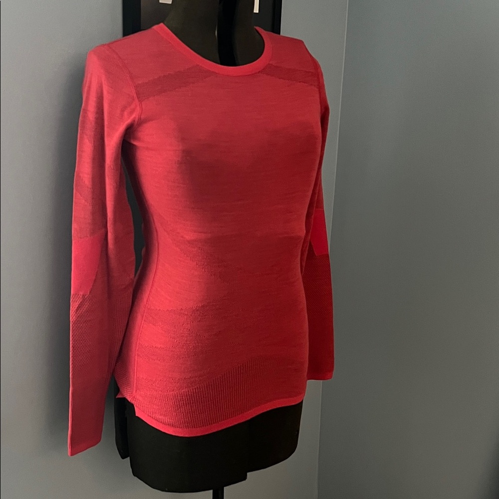 Smartwool Red Knit Top